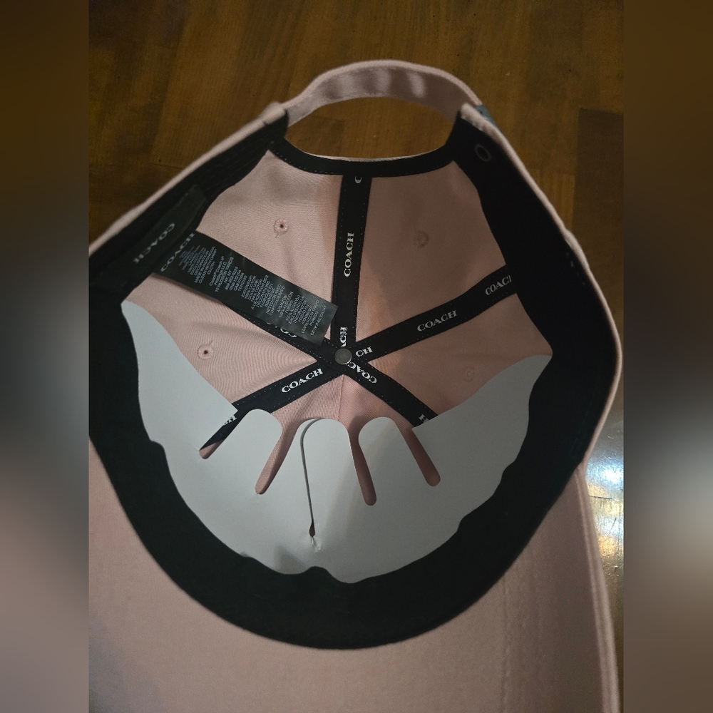 Coach Pink Baseball Cap - Picture 3 of 4